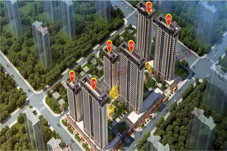 旗风居三楼131平三室毛坯带车库109万可按揭